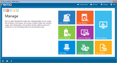 Wipe Seagate Goflex - Manage Screen